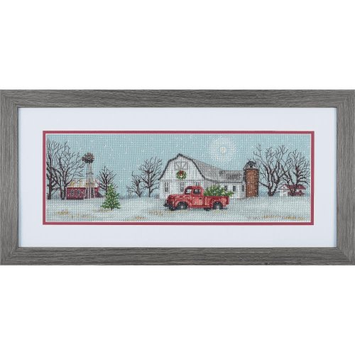 (image for) Winter Farm Cross Stitch Kit